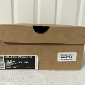 Nike | Shoes | Air Max Darwin 36 55ywhite Black Varsity Red 